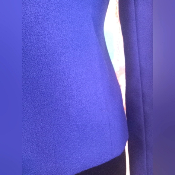 Pendleton Virgin Wool Purple Blazer Size 4 NWOT Single Button Front Closure - Picture 5 of 11